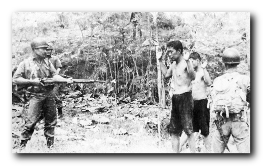 Prisoners captured during the Trisula Operation / Photograph taken at the Museum Brawijaya by Vannessa Hearman